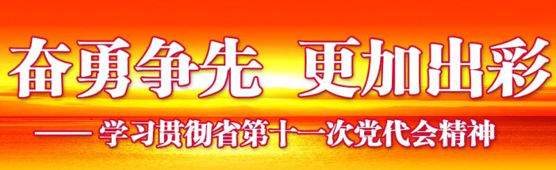 奮勇爭(zhēng)先，更加出彩——學(xué)習(xí)貫徹省第十一次黨代會(huì)精神